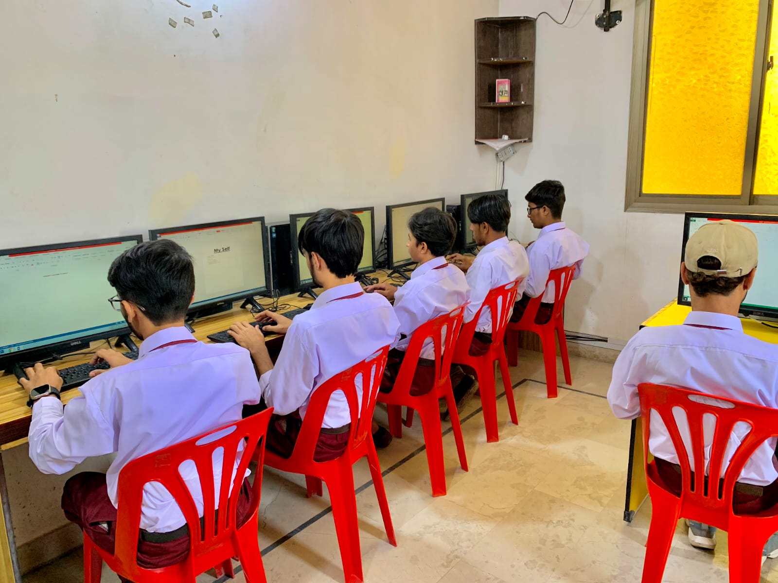 Students at CBLA computer lab